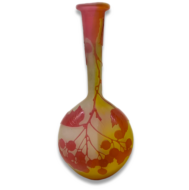 ガレ　スグリ文　花瓶